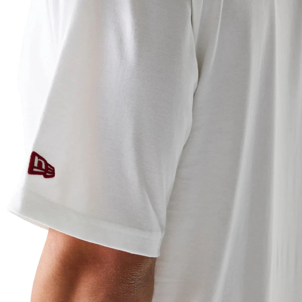 NEW ERA Chicago Bulls NBA League Essential White Oversized T-Shirt 60771518