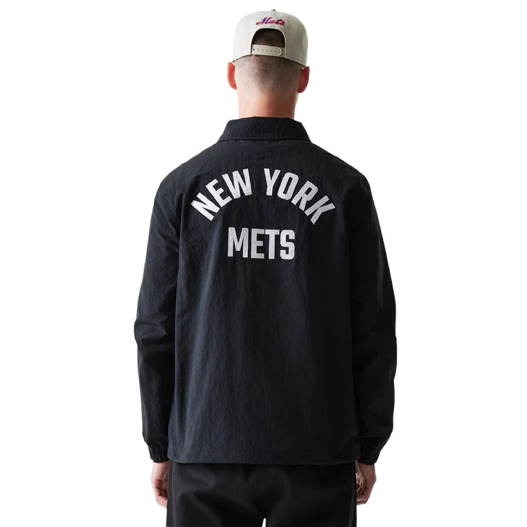 NEW ERA New York Mets MLB Coaches Black Jacket 60771576