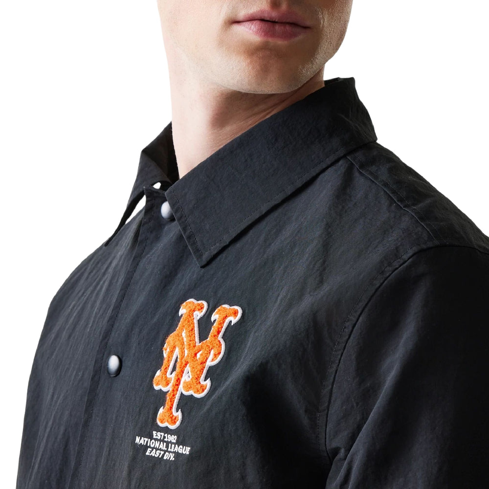 NEW ERA New York Mets MLB Coaches Black Jacket 60771576