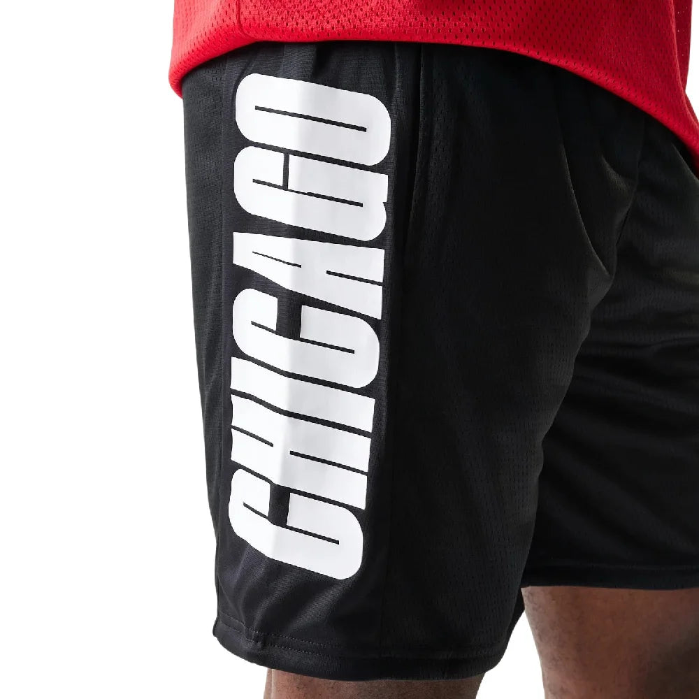 NEW ERA Chicago Bulls NBA Mesh Black Shorts 60771595