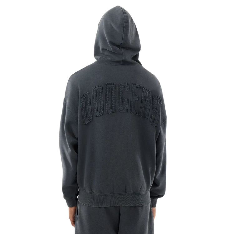 NEW ERA LA Dodgers MLB Washed Dark Grey Full Zip Hoodie 60771647
