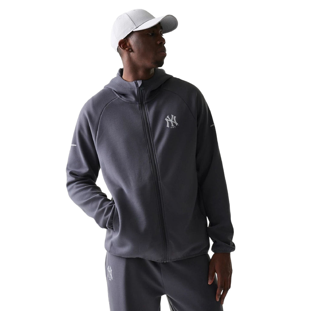 NEW ERA New York Yankees MLB Dark Grey Full Zip Hoodie 60771652