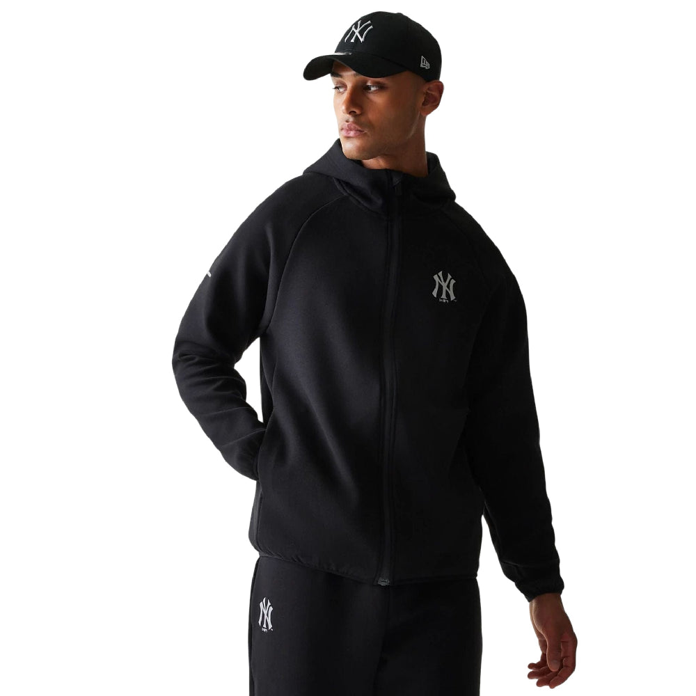 New York Yankees MLB Black Full Zip Hoodie - Urban Jungle