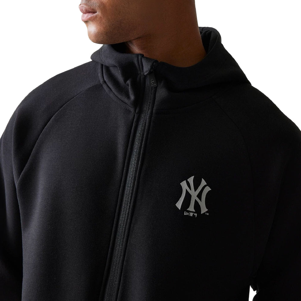 NEW ERA New York Yankees MLB Black Full Zip Hoodie 60771655