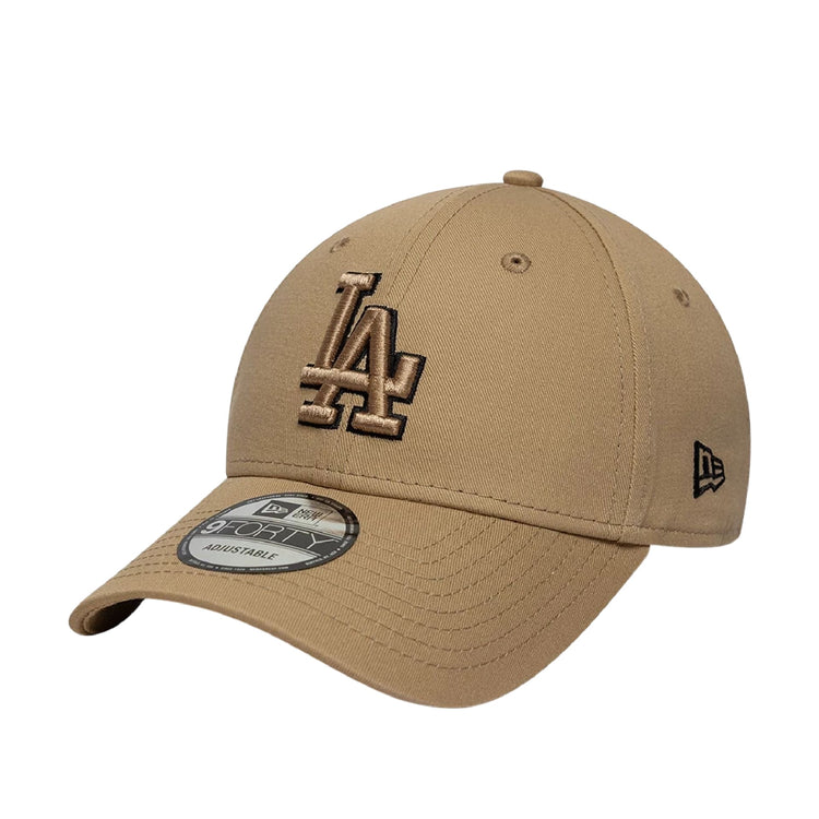 NEW ERA LA Dodgers MLB Team Outline Light Beige 9FORTY Cap 60771713