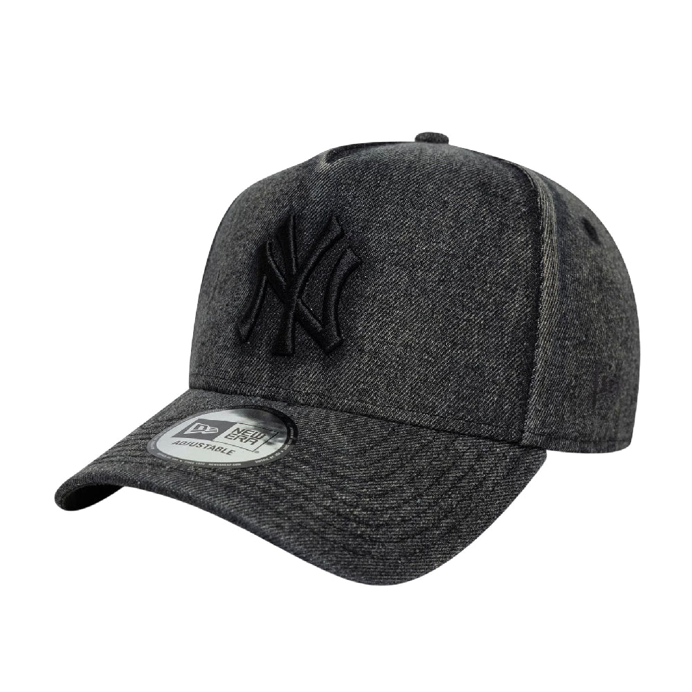 NEW ERA New York Yankees MLB Denim Black 9FORTY E-Frame Cap 60771822