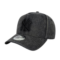NEW ERA New York Yankees MLB Denim Black 9FORTY E-Frame Cap 60771822
