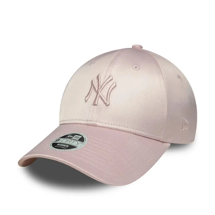 NEW ERA New York Yankees Womens MLB Satin Pastel Pink 9FORTY Cap 60771882