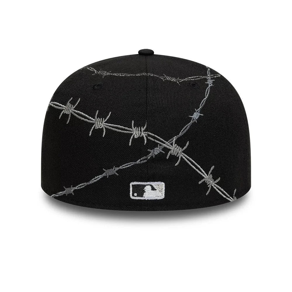 NEW ERA LA Dodgers MLB Wire Black 59FIFTY Fitted Cap 60831541