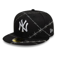 NEW ERA New York Yankees MLB Wire Black 59FIFTY Fitted Cap 60831542