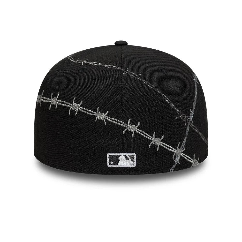 NEW ERA New York Yankees MLB Wire Black 59FIFTY Fitted Cap 60831542