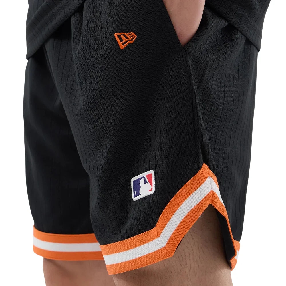 NEW ERA New York Mets MLB Arch Black Oversized Shorts 60856132