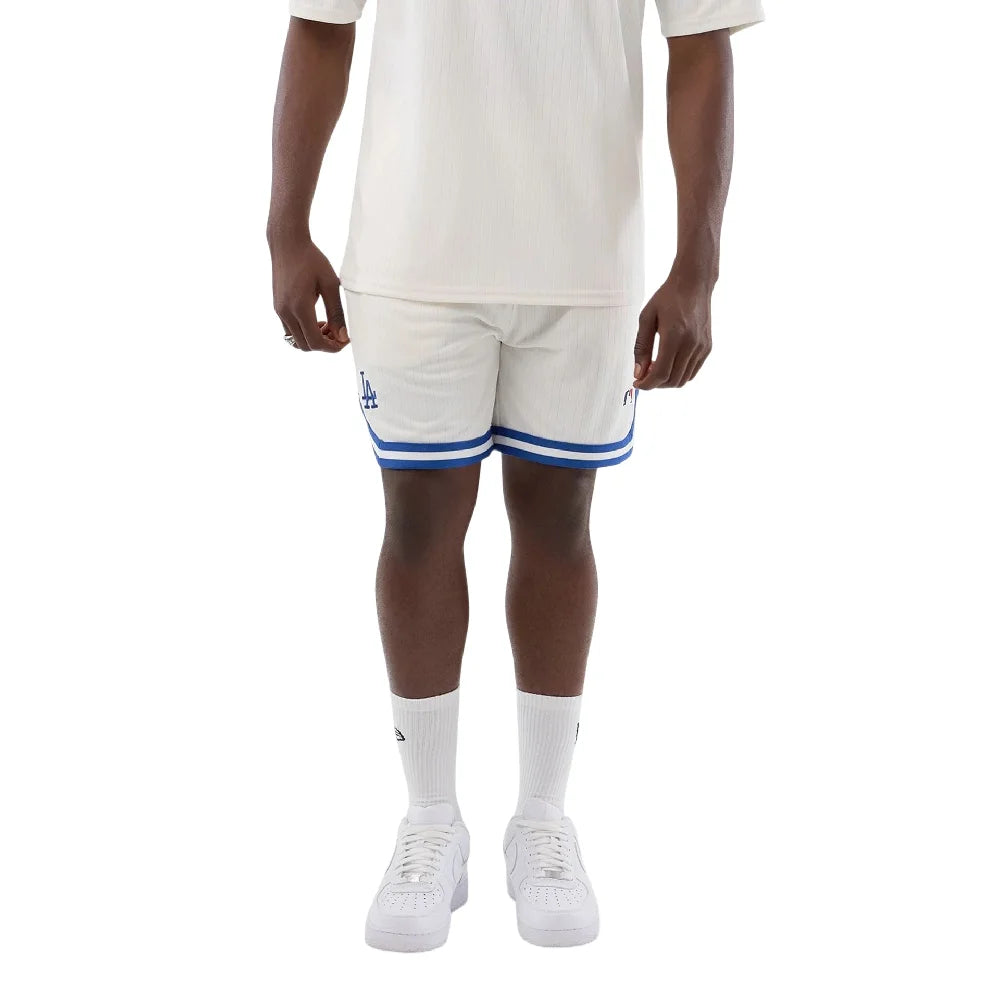 NEW ERA LA Dodgers MLB Arch Open White Oversized Shorts 60856133