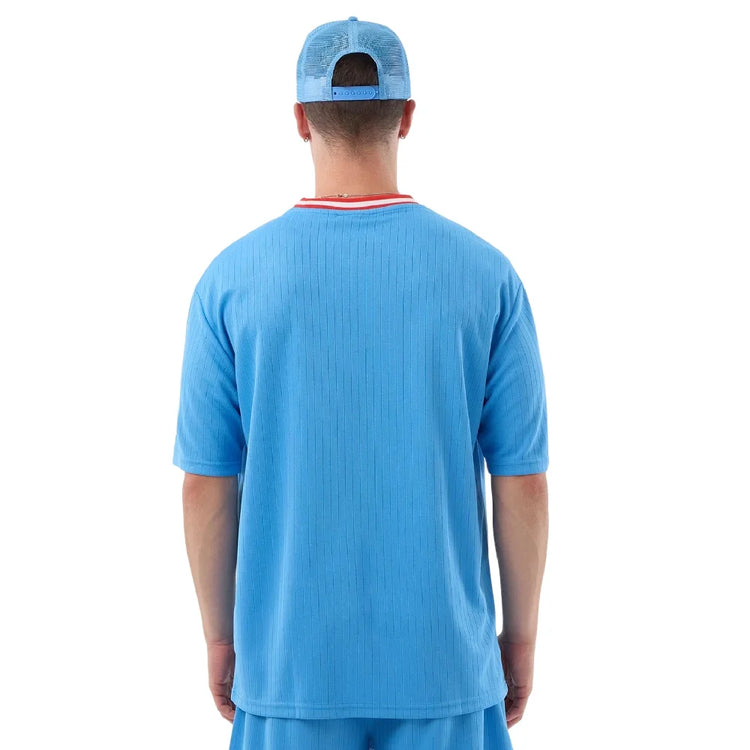 NEW ERA New York Yankees MLB Arch Pastel Blue Oversized T-Shirt 60856155