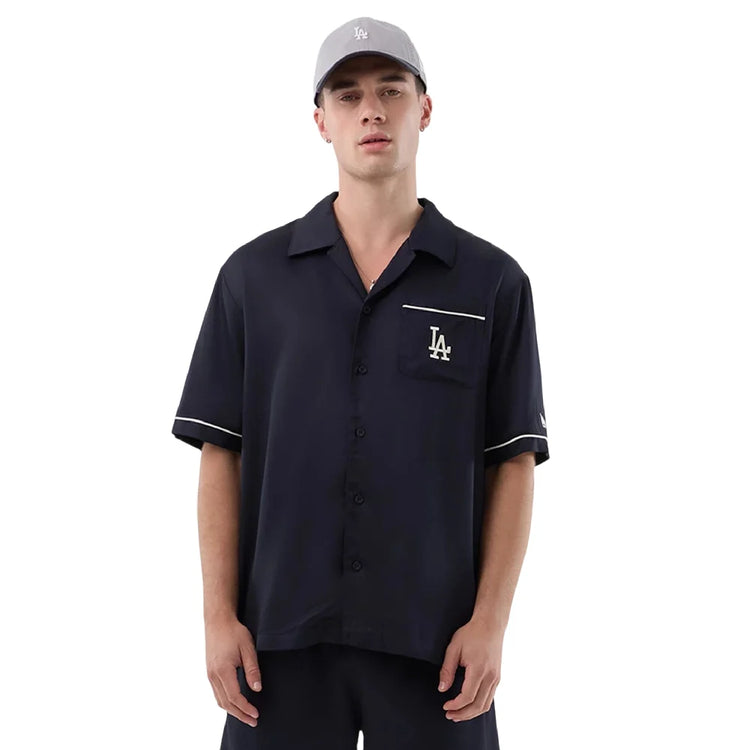 NEW ERA LA Dodgers MLB Graphic Revere Navy Short Sleeve Shirt 60856157