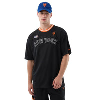 NEW ERA New York Mets MLB Arch Black Oversized T-Shirt 60856159