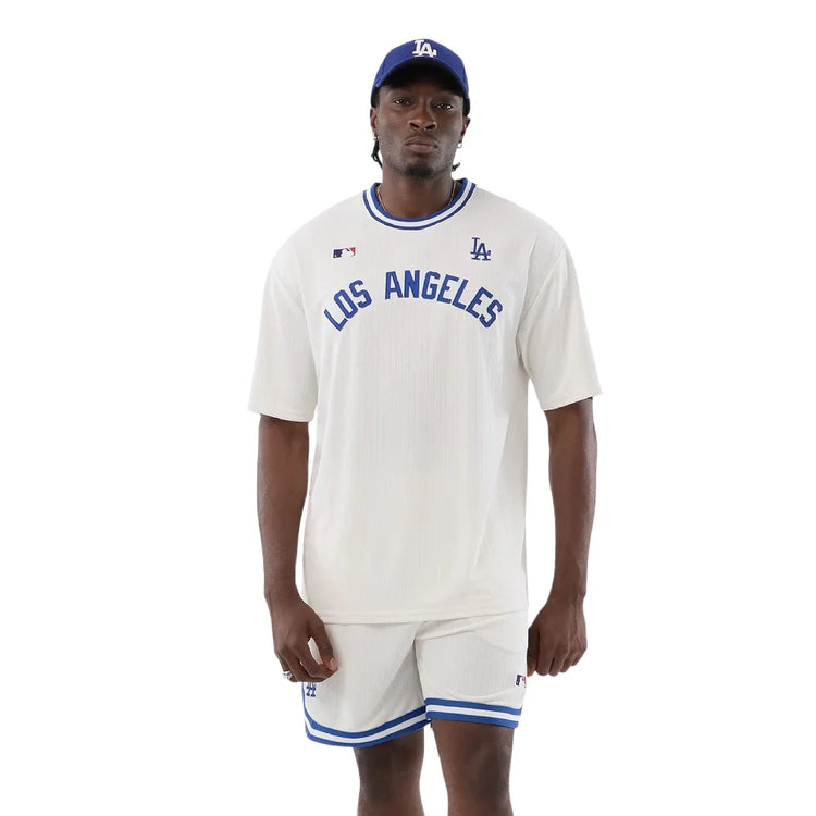 NEW ERA LA Dodgers MLB Arch Open White Oversized T-Shirt 60856207