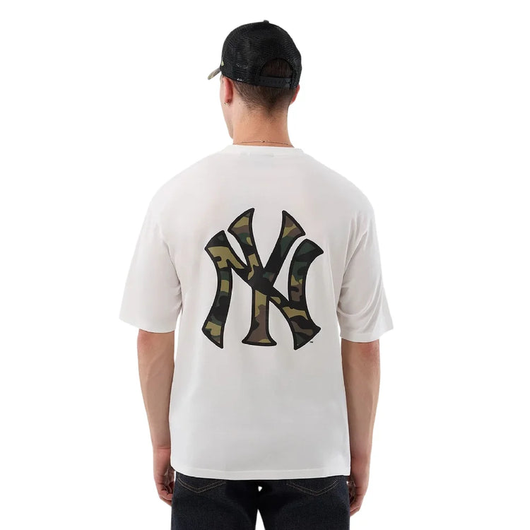 NEW ERA New York Yankees MLB Infill White Oversized T-Shirt 60856215