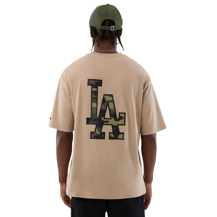 NEW ERA LA Dodgers MLB Infill Light Beige Oversized T-Shirt 60856216