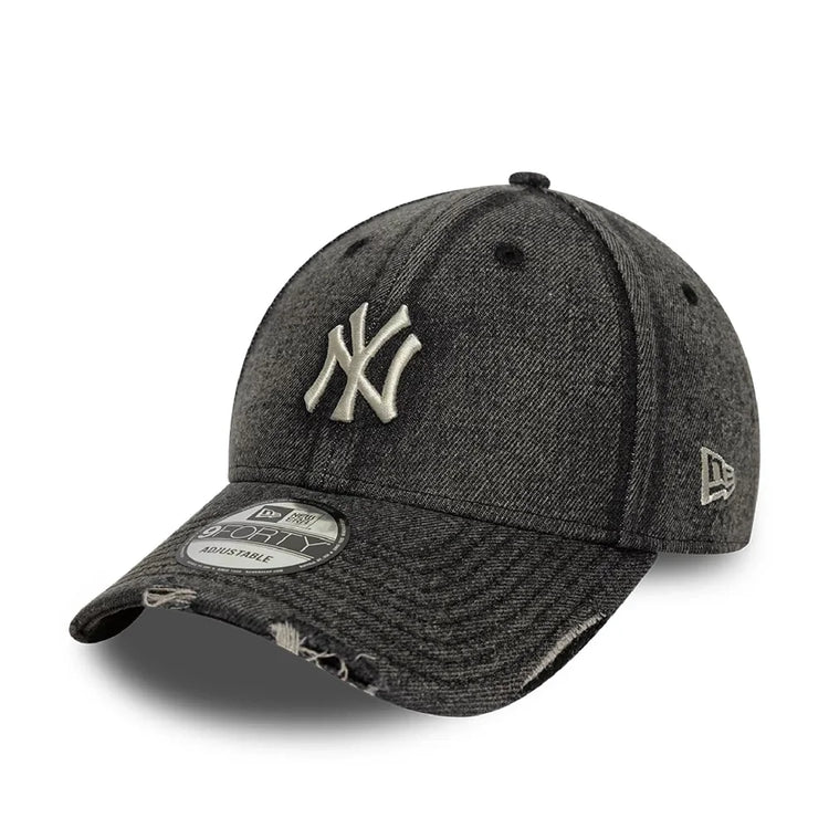 NEW ERA New York Yankees MLB Acid Wash Black 9FORTY Adjustable Cap 60856239
