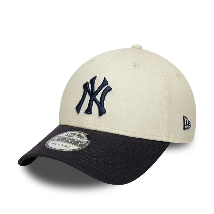 NEW ERA New York Yankees MLB World Series Patch Cream 9FORTY Adjustable Cap 60856257