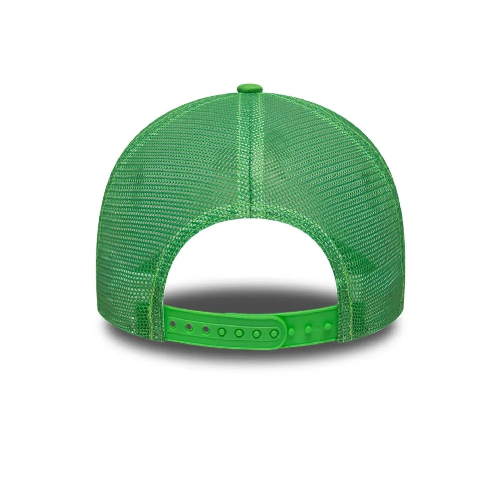 NEW ERA Athletics MLB League Essential Open Green 9FORTY A-Frame Trucker Adjustable Cap 60856267