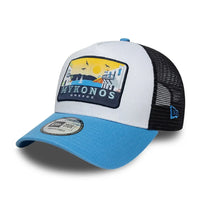 NEW ERA New Era Location Pastel Blue 9FORTY A-Frame Trucker Adjustable Cap 60856283