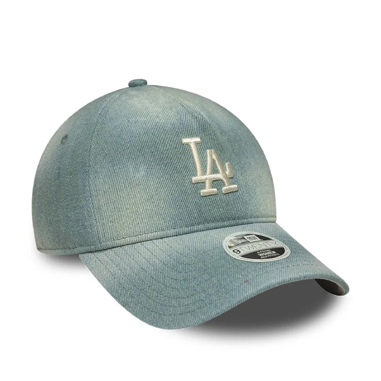 NEW ERA LA Dodgers Womens MLB Denim Light Blue 9TWENTY A-Frame Adjustable Cap 60856319