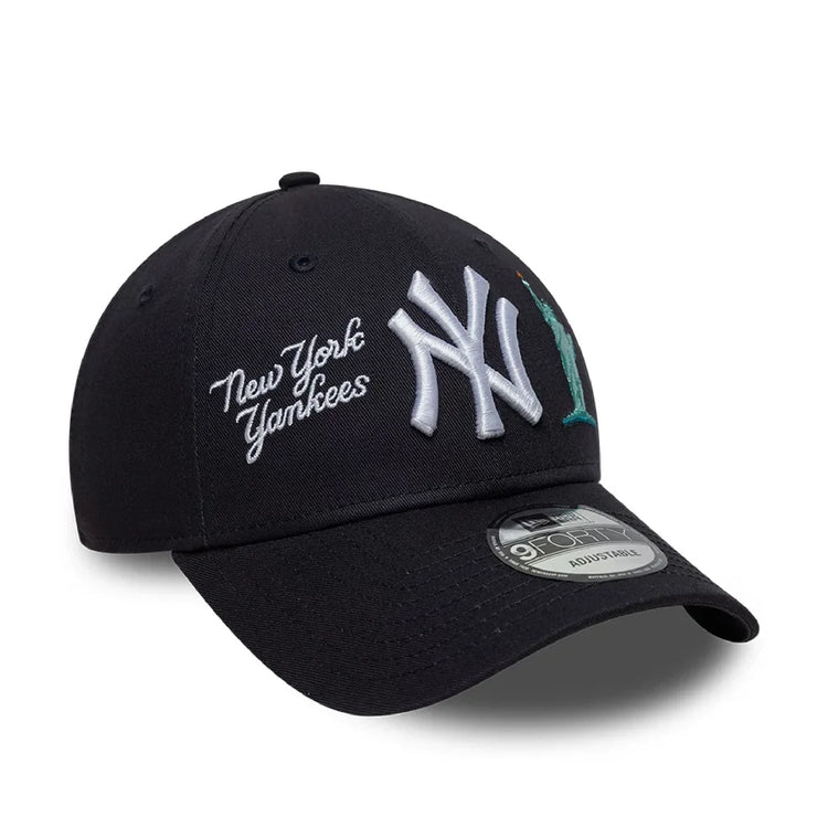 NEW ERA New York Yankees MLB City Icon Navy 9FORTY Adjustable Cap 60856324