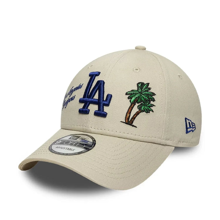 NEW ERA LA Dodgers MLB City Icon Light Beige 9FORTY Adjustable Cap 60856335