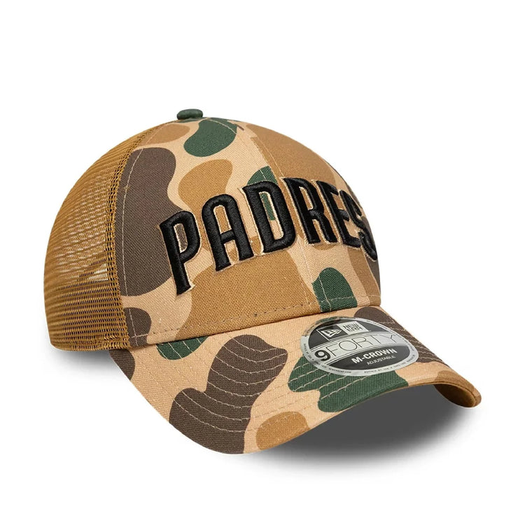 NEW ERA San Diego Padres MLB Wordmark Duck Camo 9FORTY M-Crown Adjustable Cap 60856341