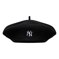 NEW ERA New York Yankees MLB Wool Script Black Beret 60915736