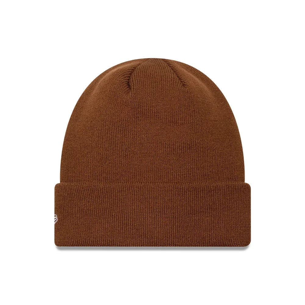 NEW ERA New York Yankees MLB League Essential Brown Cuff Knit Beanie Hat 60915757