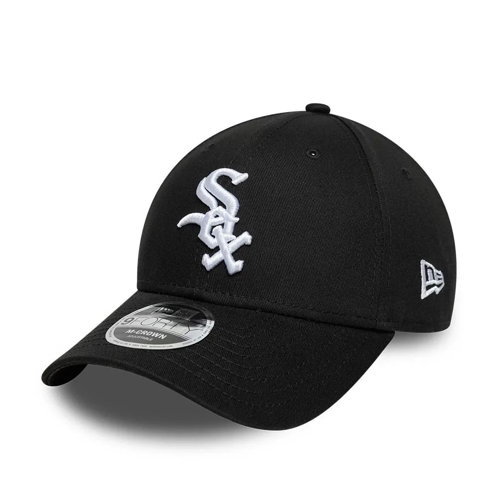 NEW ERA Chicago White Sox MLB Side Script Black 9FORTY M-Crown Adjustable Cap 60915787