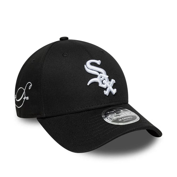 NEW ERA Chicago White Sox MLB Side Script Black 9FORTY M-Crown Adjustable Cap 60915787