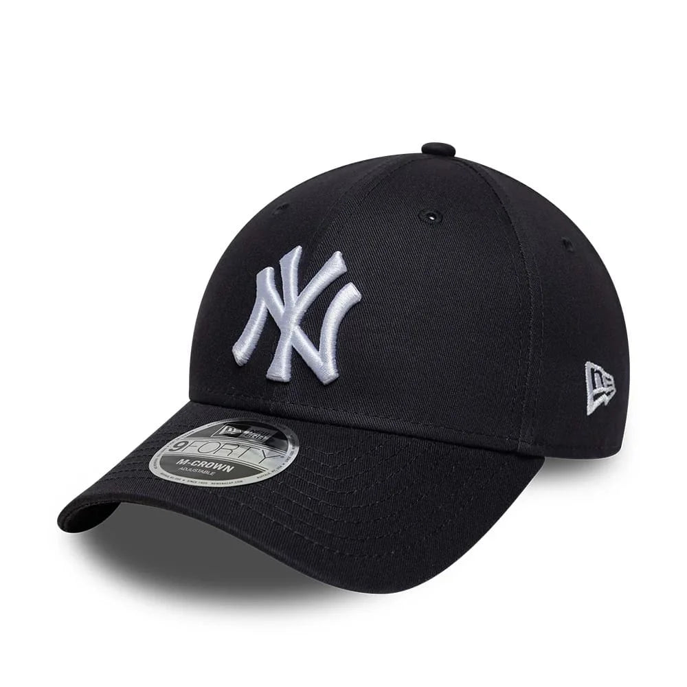 NEW ERA New York Yankees MLB Side Script Navy 9FORTY M-Crown Adjustable Cap 60915789