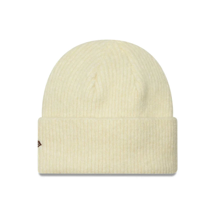 NEW ERA New York Yankees Womens MLB Wide Cream Cuff Knit Beanie Hat 60915815
