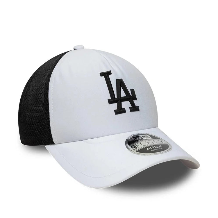 NEW ERA LA Dodgers MLB Sporty White 9FORTY Apex Adjustable Cap 60915835