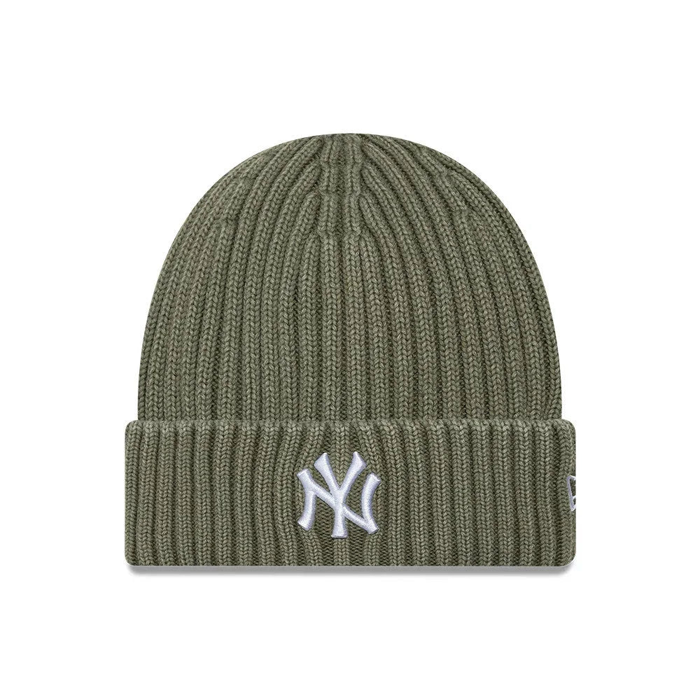 NEW ERA New York Yankees MLB Washed Green Cuff Knit Beanie Hat 60915887