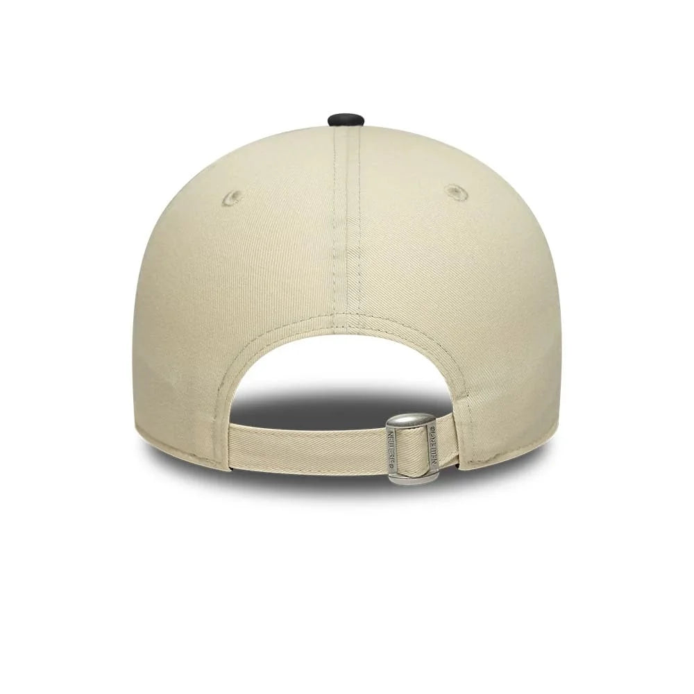NEW ERA LA Lakers NBA Colourblock Cream & Black 9FORTY Adjustable Cap 60915904