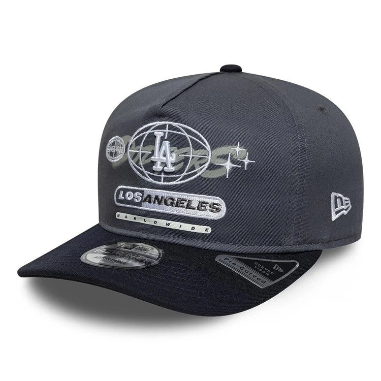 NEW ERA LA Dodgers MLB Graphic Grey & Black 19TWENTY Adjustable Cap 60915921