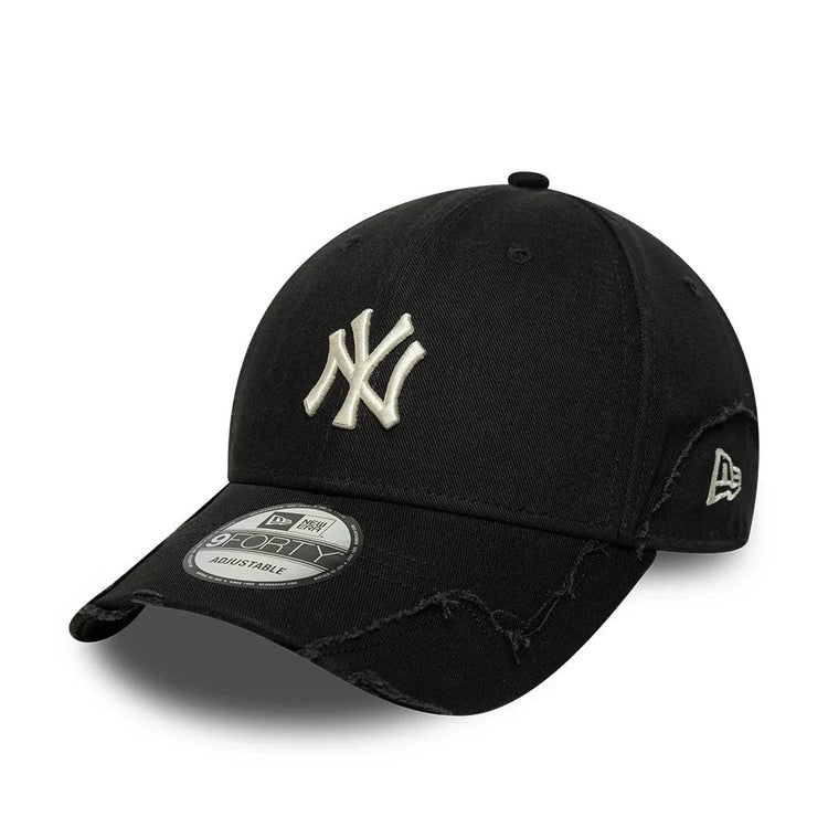 NEW ERA New York Yankees MLB Stitched Black 9FORTY Adjustable Cap 60915981