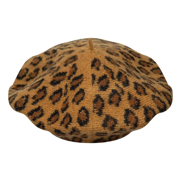 NEW ERA New York Yankees MLB Leopard Beige Beret 60915988