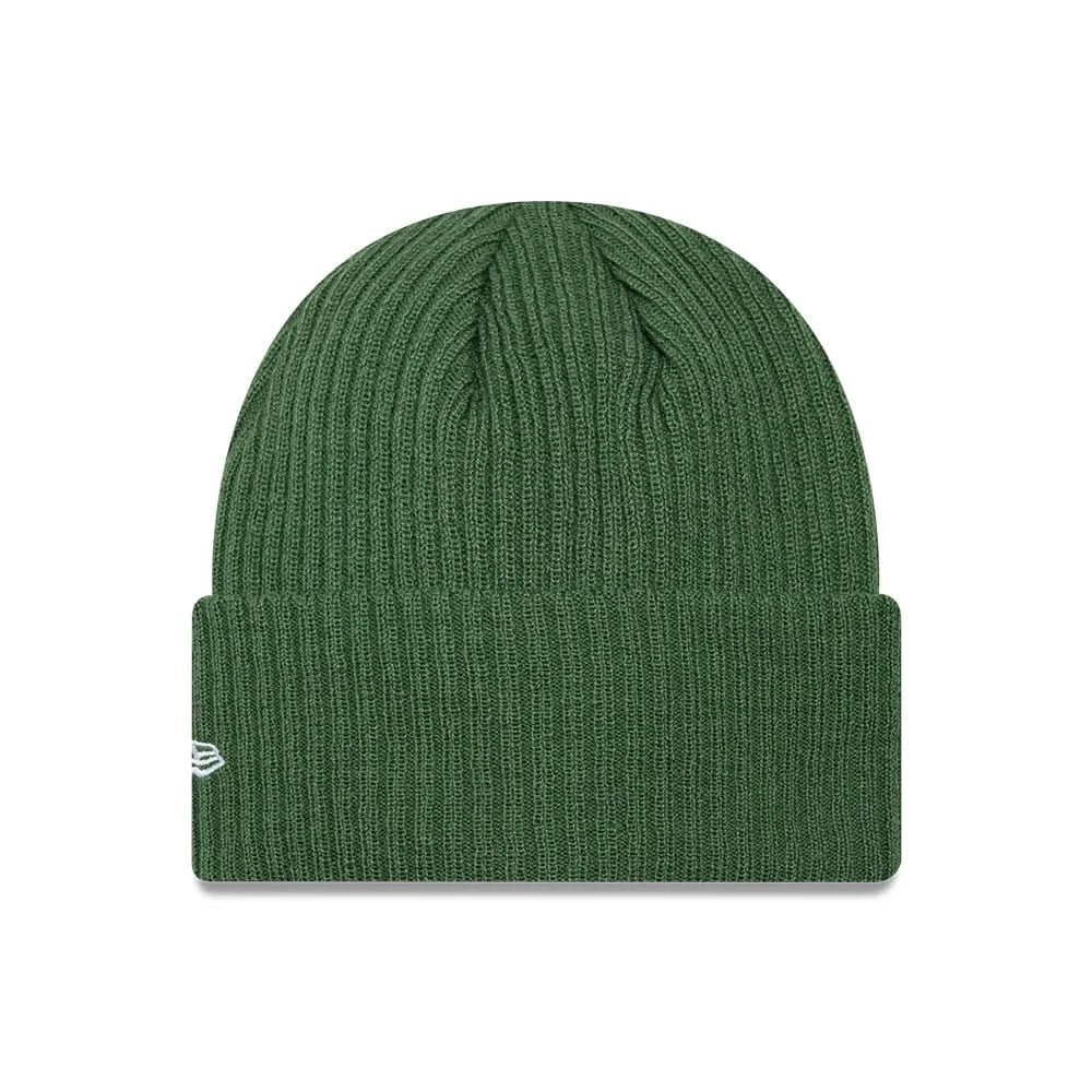 NEW ERA New York Yankees MLB Wide Dark Green Cuff Knit Beanie Hat 60915993
