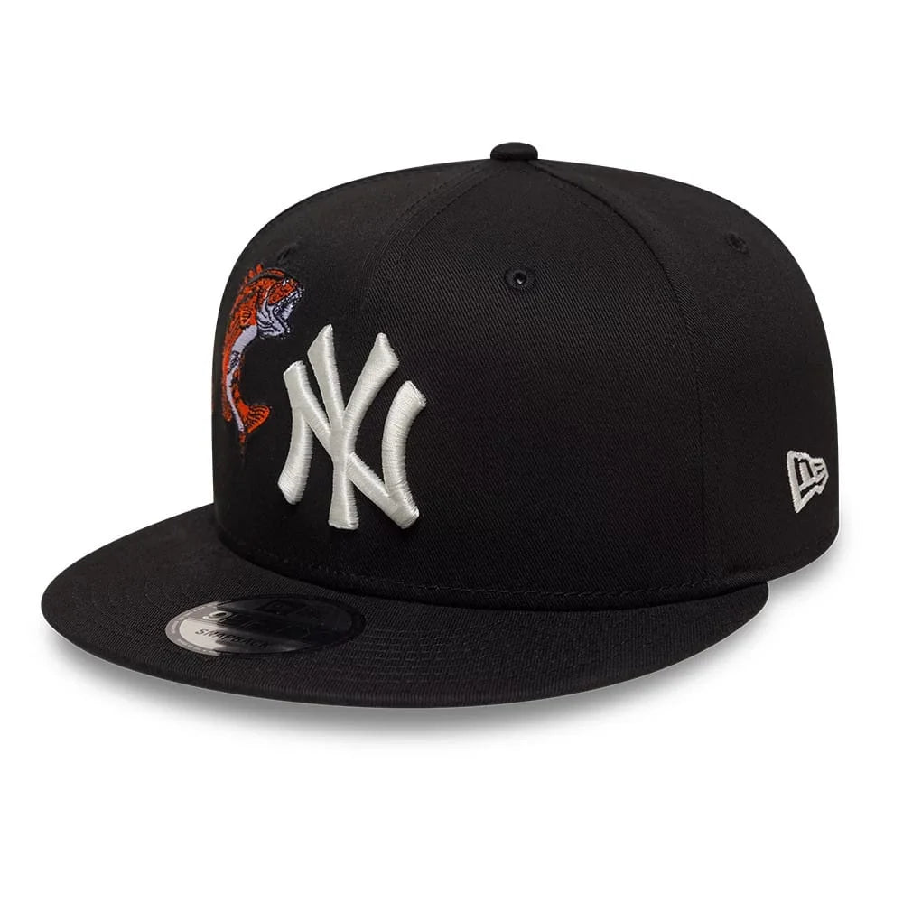 NEW ERA New York Yankees MLB Outdoor Icon Black 9FIFTY Snapback Adjustable Cap 60951081