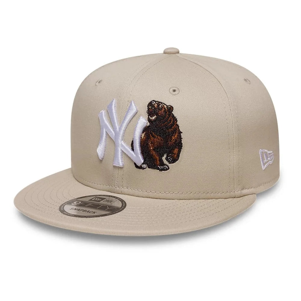 NEW ERA Yankees MLB Outdoor Icon Light Beige 9FIFTY Snapback Adjustable Cap 60951082