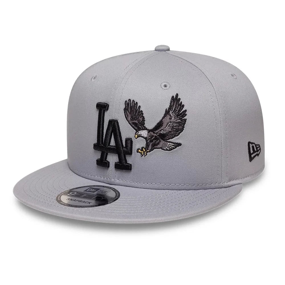 NEW ERA LA Dodgers MLB Outdoor Icon Grey 9FIFTY Snapback Adjustable Cap 60951083