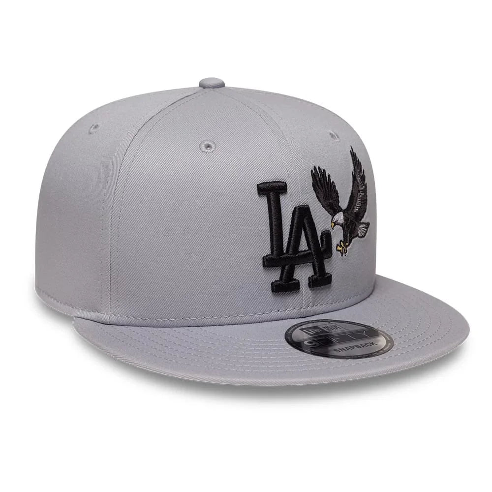 NEW ERA LA Dodgers MLB Outdoor Icon Grey 9FIFTY Snapback Adjustable Cap 60951083