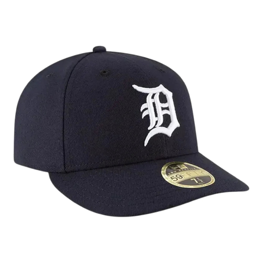 NEW ERA 59FIFTY Fitted Low Profile Detroit Tigers AC Perf Black Cap 60954738