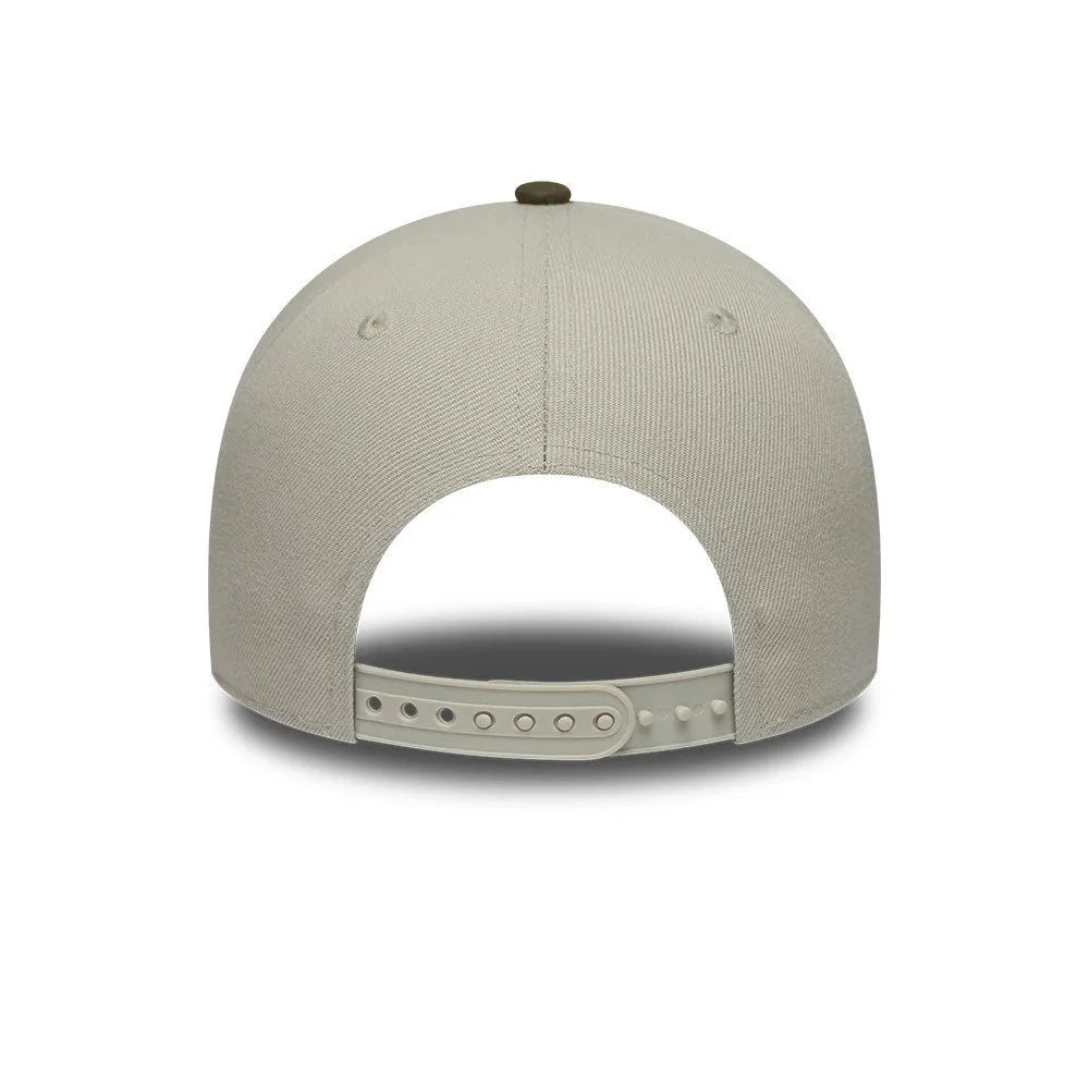 NEW ERA LA Dodgers MLB Suede Visor Light Beige 9FORTY E-Frame Adjustable Cap 60960214
